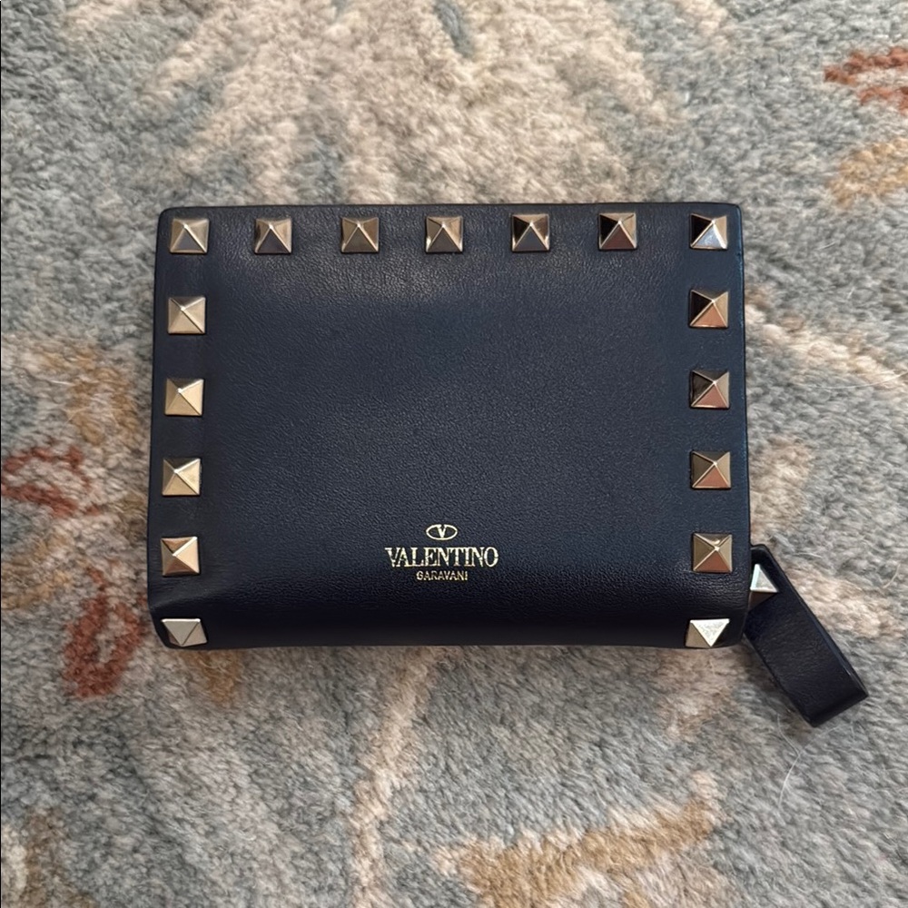 Valentino Black Studded wallet